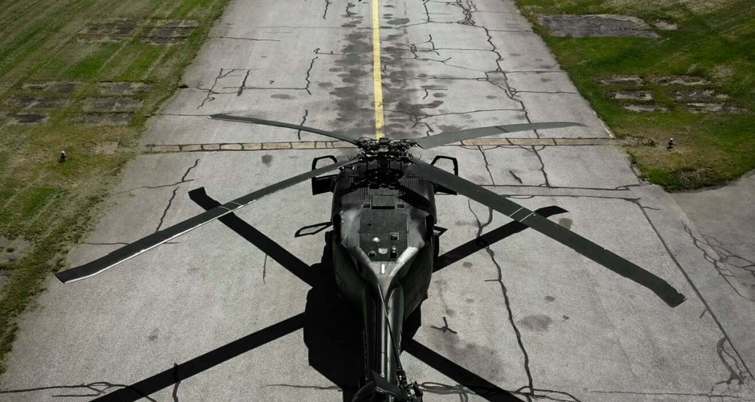 Black Hawk na letisku v Košiciach